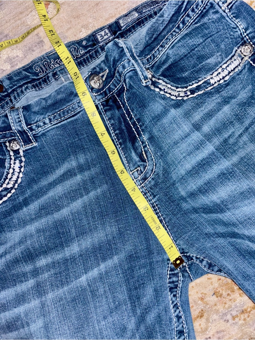Miss Me Plus Size Easy Crop Jeans - Picture 6 of 7